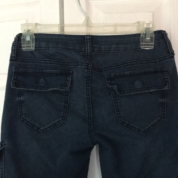 AEO Sz 2 low rise CARGO STYLE jegging/ skinny jeans - Picture 8 of 11